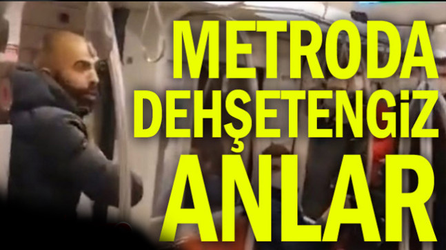 Metroda dehşetengiz anlar