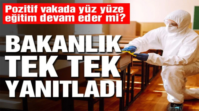 Pozitif vakada yüz yüze eğitim devam eder mi?