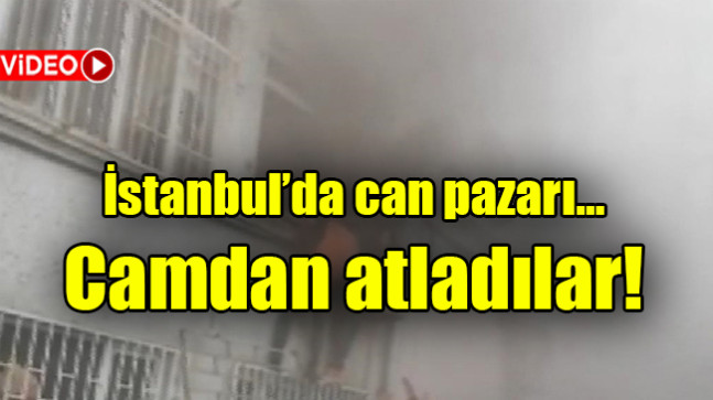 İstanbul’da can pazarı… Camdan atladılar