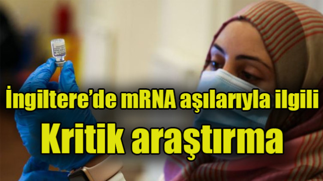 İngiltere’de mRNA aşılarıyla ilgili Kritik araştırma