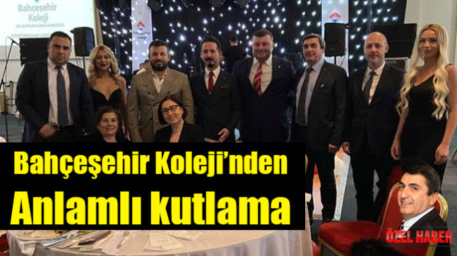 Bahçeşehir Koleji’nden anlamlı kutlama