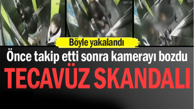Önce takip etti sonra kamerayı bozdu…