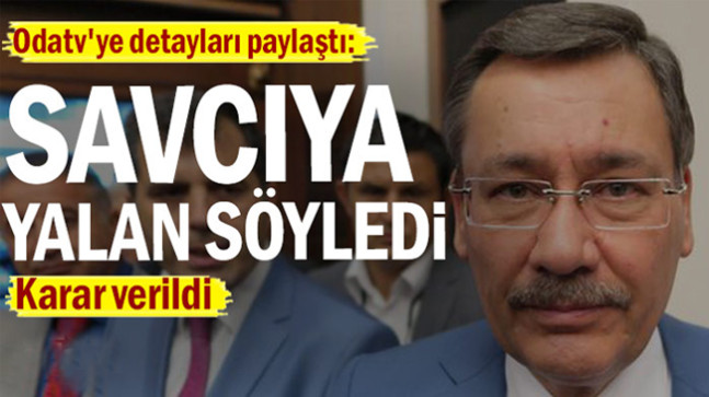 Odatv detayları paylaştı: Melih Gökçek Savcıya yalan söyledi