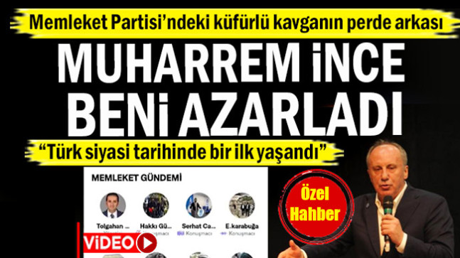 Memleket Partisi’ndeki küfürlü kavganın perde arkası
