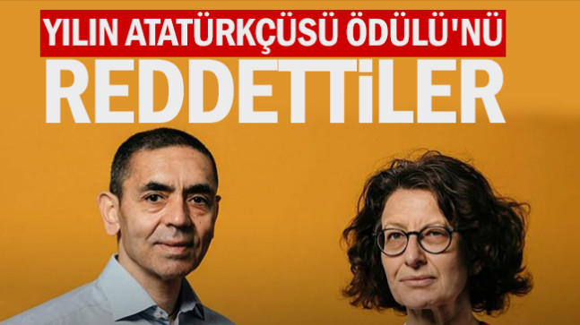 Özlem Türeci ve Uğur Şahin Atatürkçü Düşünce Derneği’nin ‘Yılın Atatürkçüsü Ödülü’nü reddetti