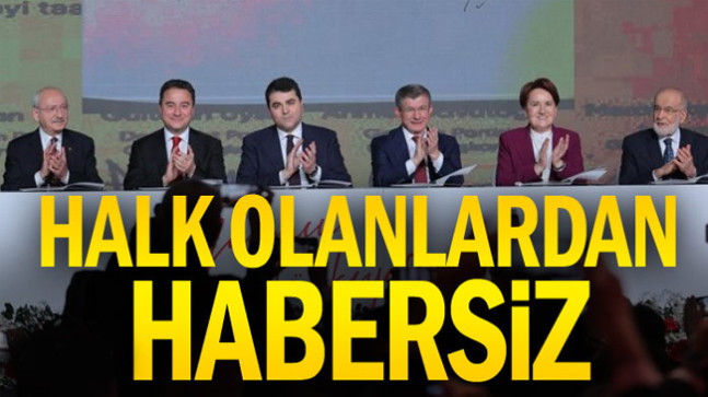 Halk olanlardan habersiz
