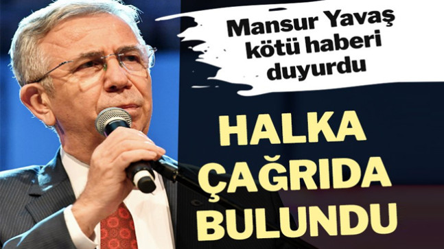 Mansur Yavaş kötü haberi duyurdu: Zamlardan dolayı devam edemeyecekler