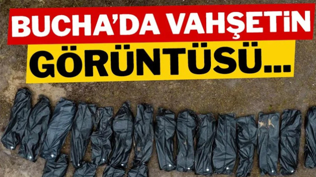 Bucha’da Cansız bedenler toplu mezardan çıkartıldı