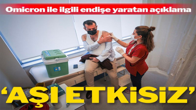ABD’den endişe yaratan Omicron açıklaması: Aşılar yeterli değil