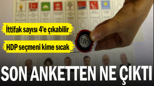 Son anket ortaya çıktı..