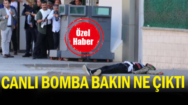Canlı bomba bakın ne çıktı