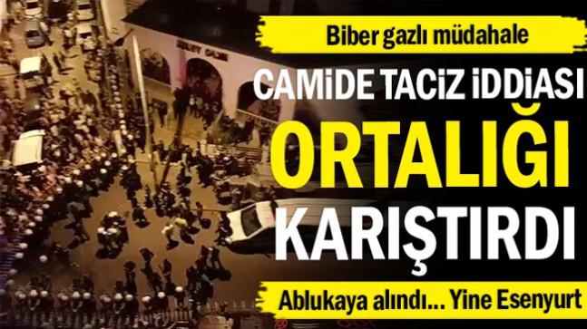 Camide taciz iddiası ortalığı karıştırdı
