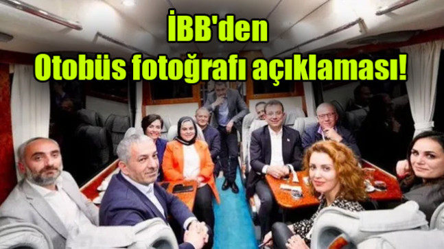 İBB’den otobüs fotoğrafı açıklaması