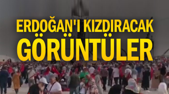 Erdoğan’ı kızdıracak görüntüler