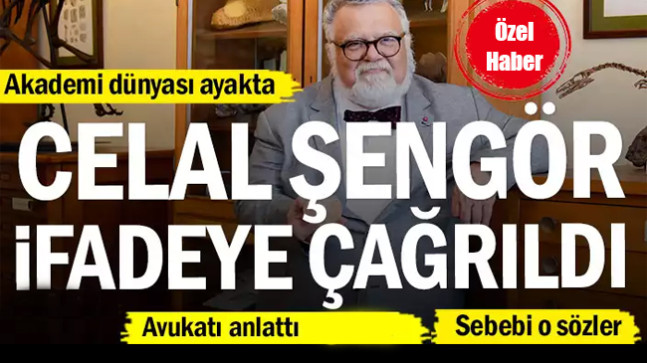 Celal Şengör ifadeye çağrıldı… Akademi dünyası ayakta…