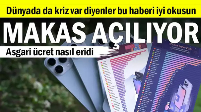 Dünyada da kriz var diyenler bu haberi iyi okusun…