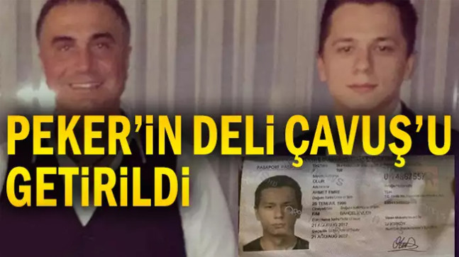 Sedat Peker’in danışmanı Türkiye’ye getirildi