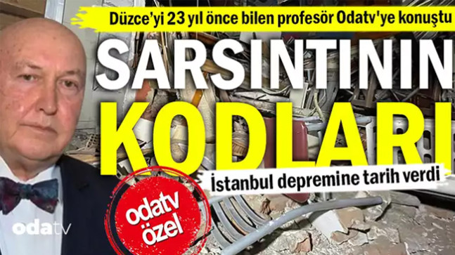 Düzce’yi 23 yıl önce bilen profesör  konuştu… Sarsıntının kodları… İstanbul depremine tarih verdi