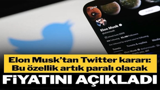 Elon Musk duyurdu: Twitter’da ‘mavi tik’in ücreti belli oldu