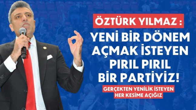 GERÇEKTEN YENİLİK İSTEYEN HER KESİME AÇIĞIZ