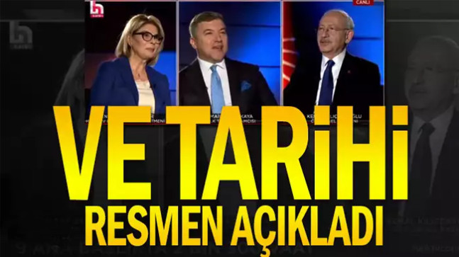 Ve tarihi resmen açıkladı