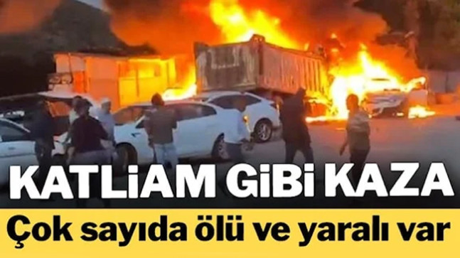 Katliam gibi kaza: Çok sayıda ölü ve yaralı var