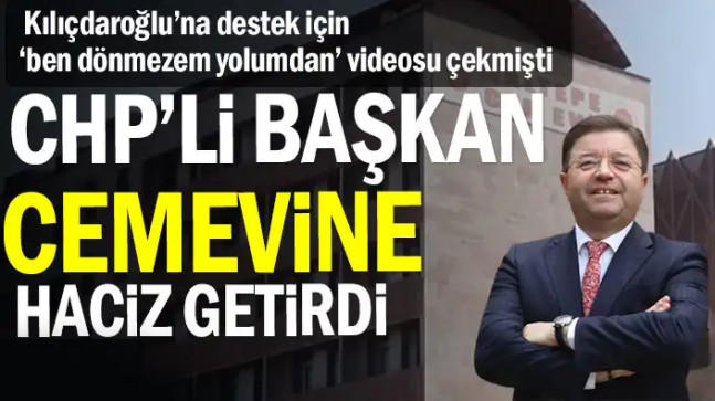 CHP’li Başkan Ali Kılıç cemevine haciz getirdi