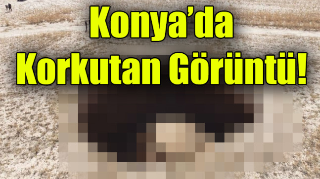 Konya’da Korkutan Görüntü!