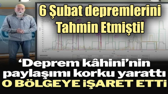 6 Şubat depremlerini tahmin eden ‘deprem kâhini’nin yeni açıklaması endişe yarattı