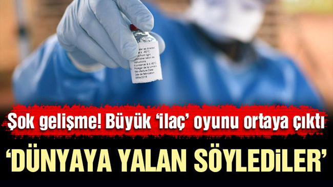 Büyük ‘ilaç’ oyunu ortaya çıktı