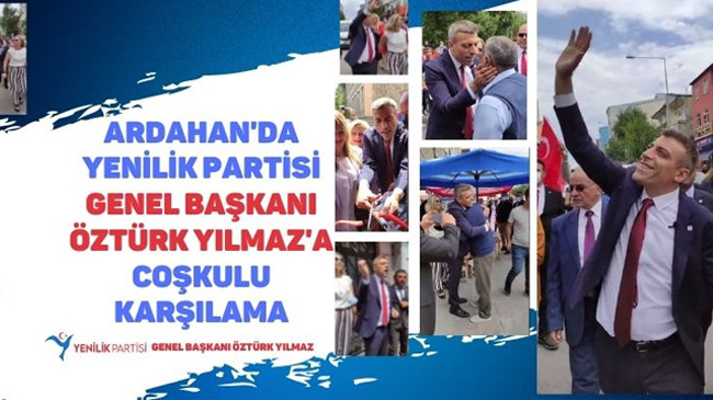 Ardahan’da Yılmaz’a coşkulu karşılama!
