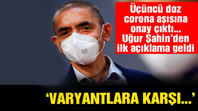 FDA’nın BioNTech aşısına acil onay kararına Uğur Şahin’den jet yanıt