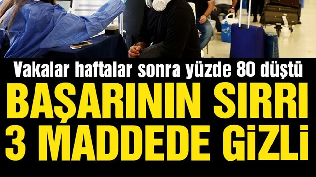 Vaka sayıları yüzde 80 düştü… İşte başarının üç sırrı