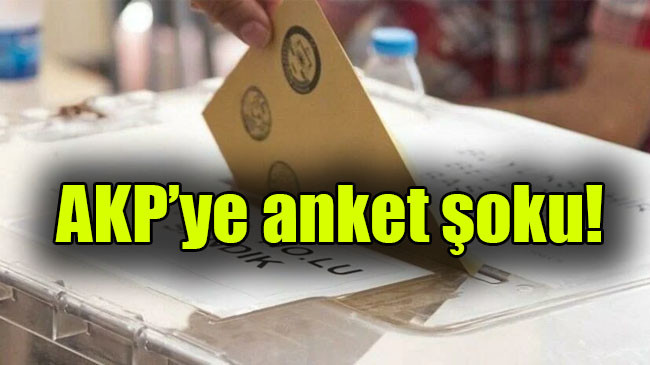 AKP’ye anket şoku