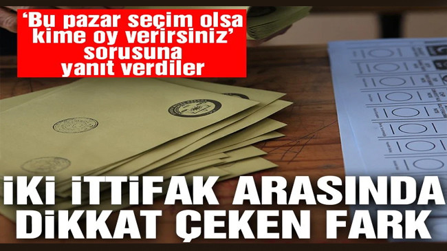 Son seçim anketinden çarpıcı sonuç