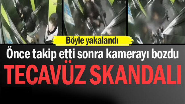 Önce takip etti sonra kamerayı bozdu…