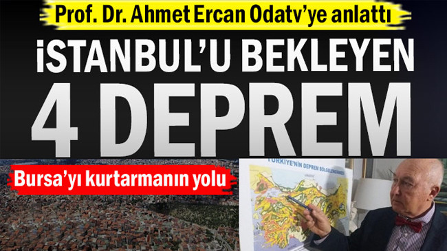 İstanbul’u bekleyen dört deprem