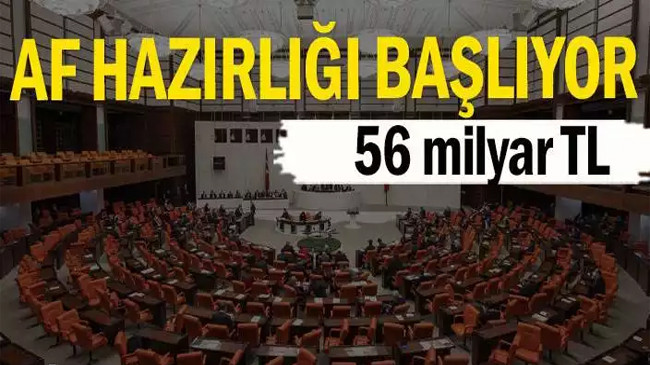 Af hazırlığı başlıyor…