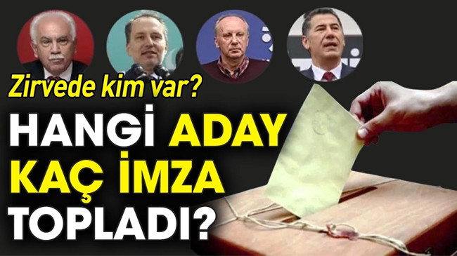100 bin savaşında son durum.. Kim ne kadar imza topladı?