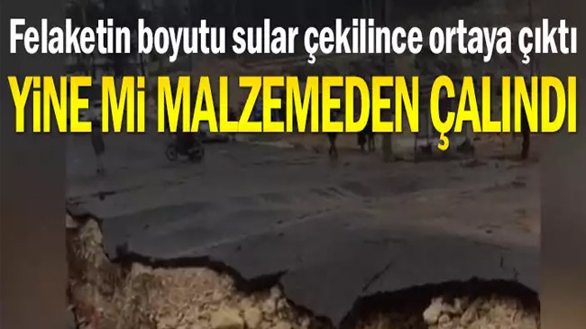 Felaketin boyutu sular çekilince ortaya çıktı…