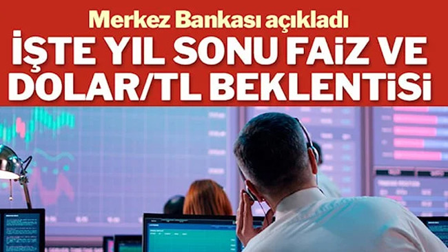 Merkez Bankası açıkladı: İşte dolar, faiz ve enflasyon tahmini