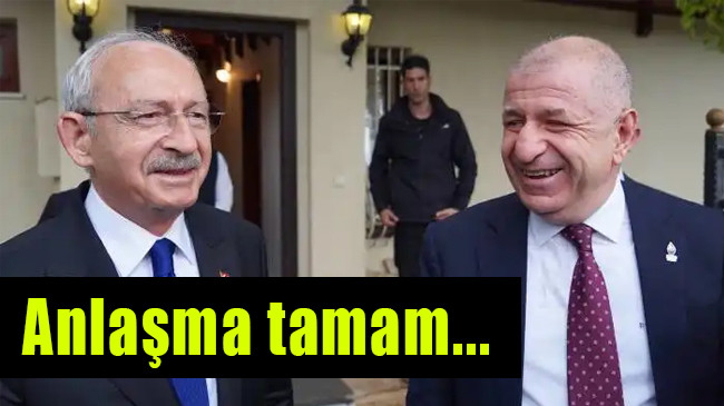 Anlaşma tamam…