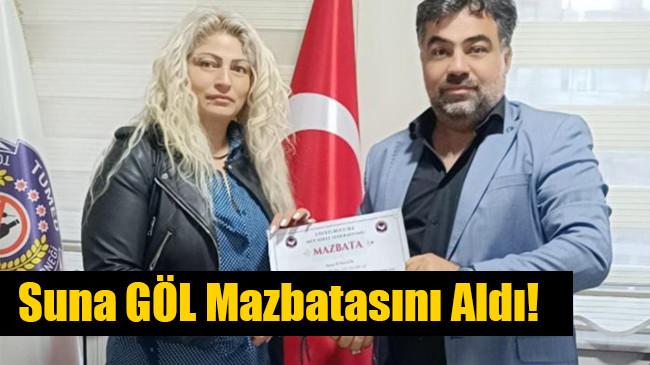 Gazeteci Suna GÖL Mazbatasını Aldı
