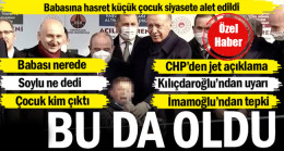 Cumhurbaşkanının mikrofon tuttuğu çocuk Kılıçdaroğlu’na “hain” dedi