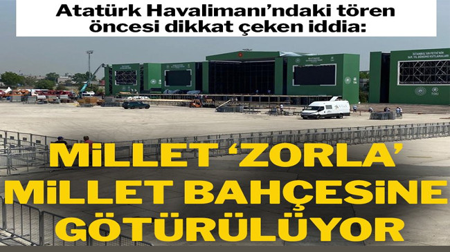 Atatürk Havalimanı’ndaki tören öncesi dikkat çeken iddia