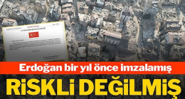 Erdoğan, tam bir yıl önce İskenderun’daki 6 mahallenin riskli alan statüsünü kaldırmış