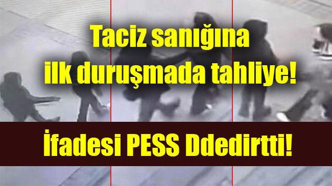 İzmir’deki taciz sanığına ilk duruşmada tahliye