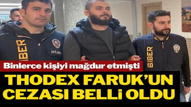 Thodex davasında karar: Faruk Fatih Özer’in cezası belli oldu